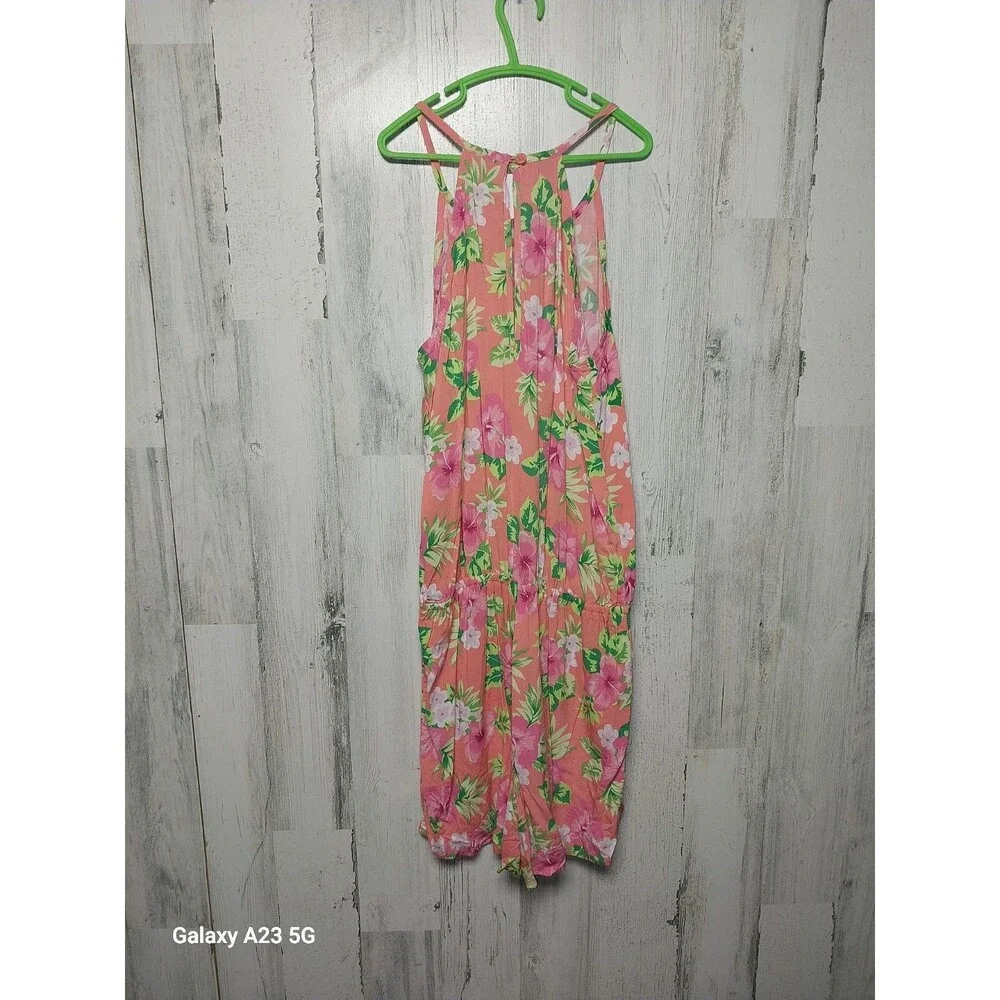 The Children’s Place Floral Ruffle Sleeveless Dress XL 14 - Picture 3 of 4